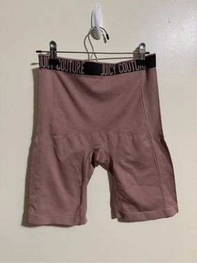 Juicy Couture Dusty Rose High-Rise Biker Shorts